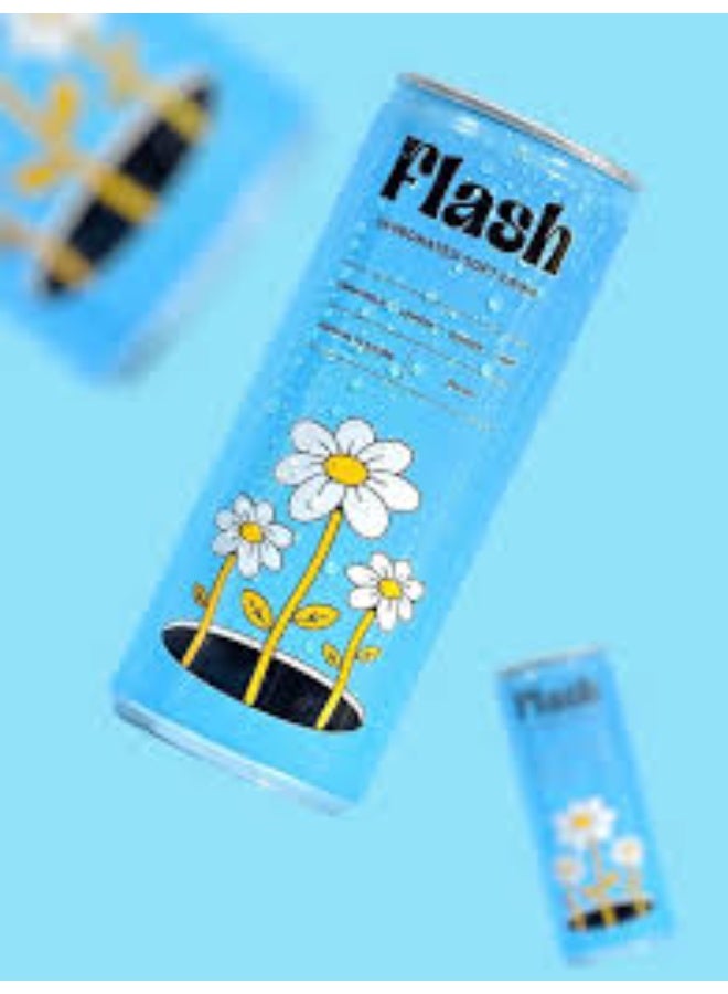 فلاش مشروب غازي 250 مل – بابونج، ليمون، زنجبيل، نعناع | مشروب منعش بنكهـات طبيعية - Image 5